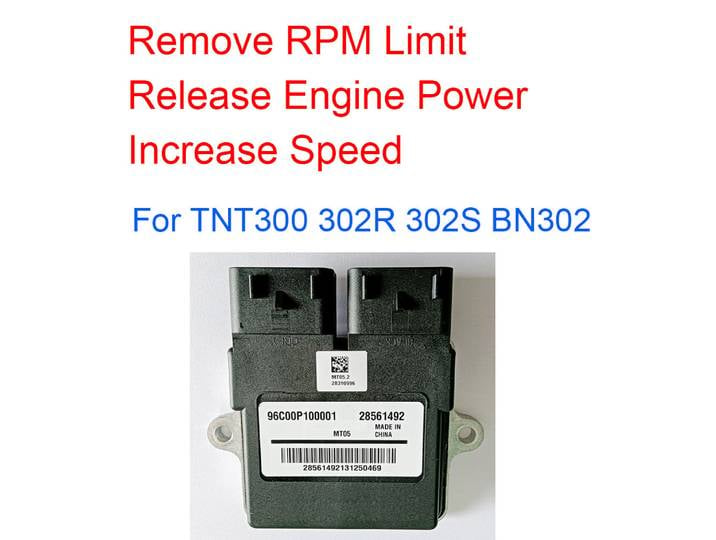 Unité de Module de commande de moteur MT05 modifiée, ECU, suppression du limite de RPM, puissance du moteur pour Benelli TNT300 302R 302S BN TNT 300 302