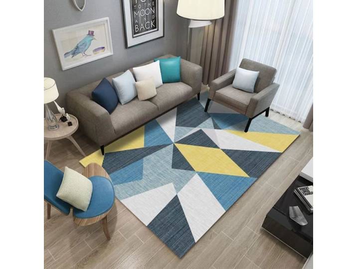 Tapis nordique salon table basse couverture chambre - Aueq - minimaliste moderne chambre pleine de couverture de lit tapis de cout