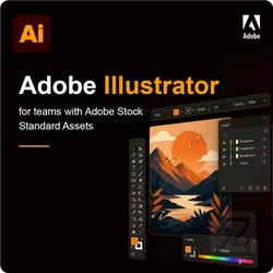 Adobe Illustrator for Teams with Adobe Stock Standard Assets