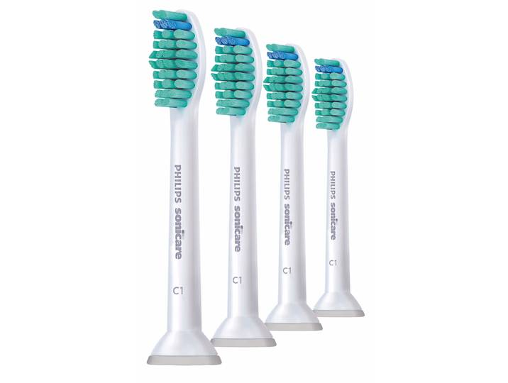 Philips Ersatzbürsten C1 ProResults HX6014/07, 4 Stück – Ersatzbürste/Zahnpflege Zubehör