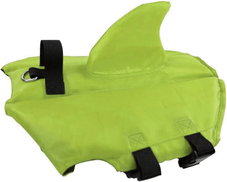 PetsAreLife Shark Dog Safety Life Jacket Green XXL