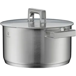 WMF Ultimate Cool+ Kochtopf mit Deckel, 24 cm, Pfanne + Kochtopf, Silber