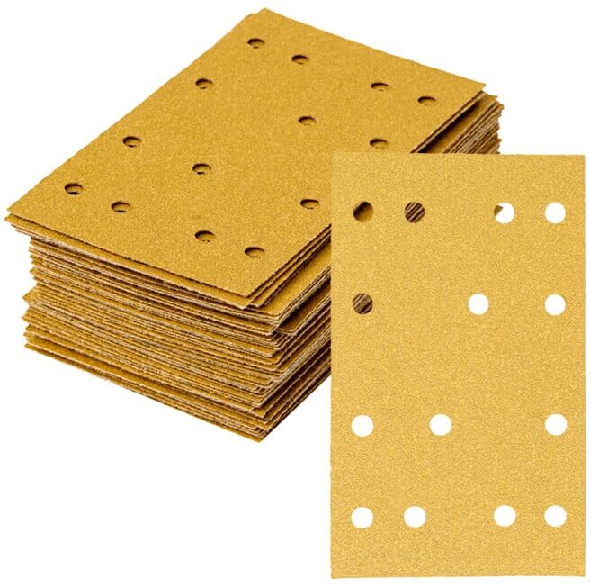 Bande abrasive STIER universelle 80 x 133 / P180 / 14 trous, 50 pièces 50x (905730)