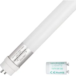 Lighto | LED-Leuchtstoffröhre | T8 | 9W | 60cm | 830 Warm White | ersetzt 18W Leuchtstoffröhre | Konventionelle EM
