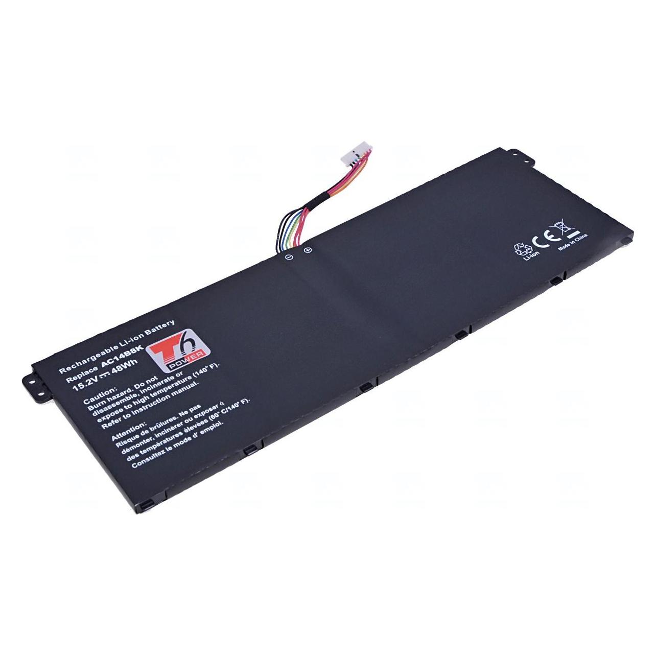 T6 Power Baterie Acer Aspire ES1-311, ES1-511, E5-571, E5-731, E5-771,,, 4cell, Li-ion (4 Zellen, 3150 mAh) (NBAC0080)