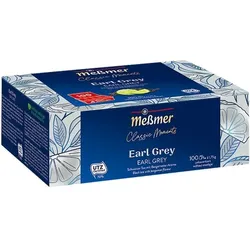 Meßmer Schwarzer Tee »Classic Moments Earl Grey« Tassenportion, 100 Stück grau