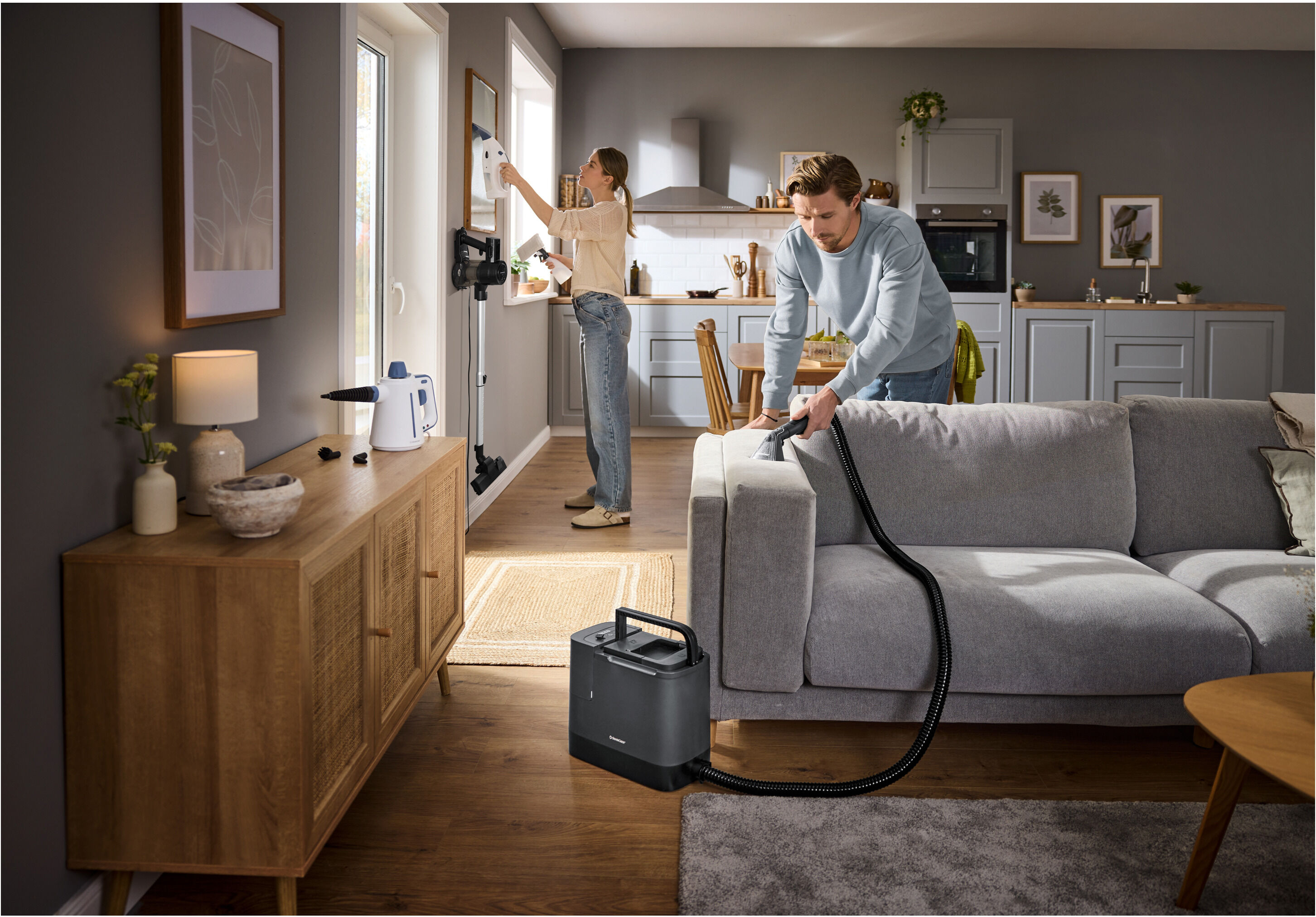SILVERCREST® Akku-Polster- und -Teppichreinigungsgerät 20 V