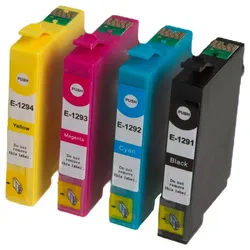MultiPack EPSON T1295 (C13T12954012) - Tintenpatrone TonerPartner, black + color (schwarz + farbe)