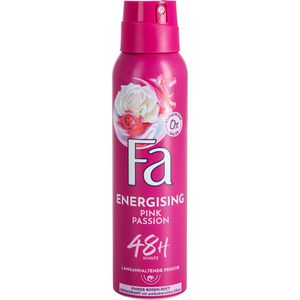 Fa Deodorant Energising Pink Passion, Spray, für Damen, 48h Schutz, ohne Aluminium, 150 ml