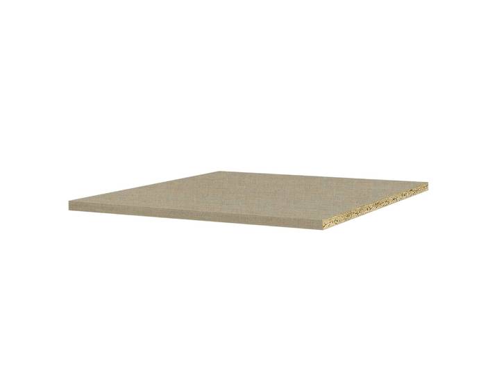 Étagère 66 cm 66 x 1 x 48cm Beige 1 set Panneau aggloméré enduit