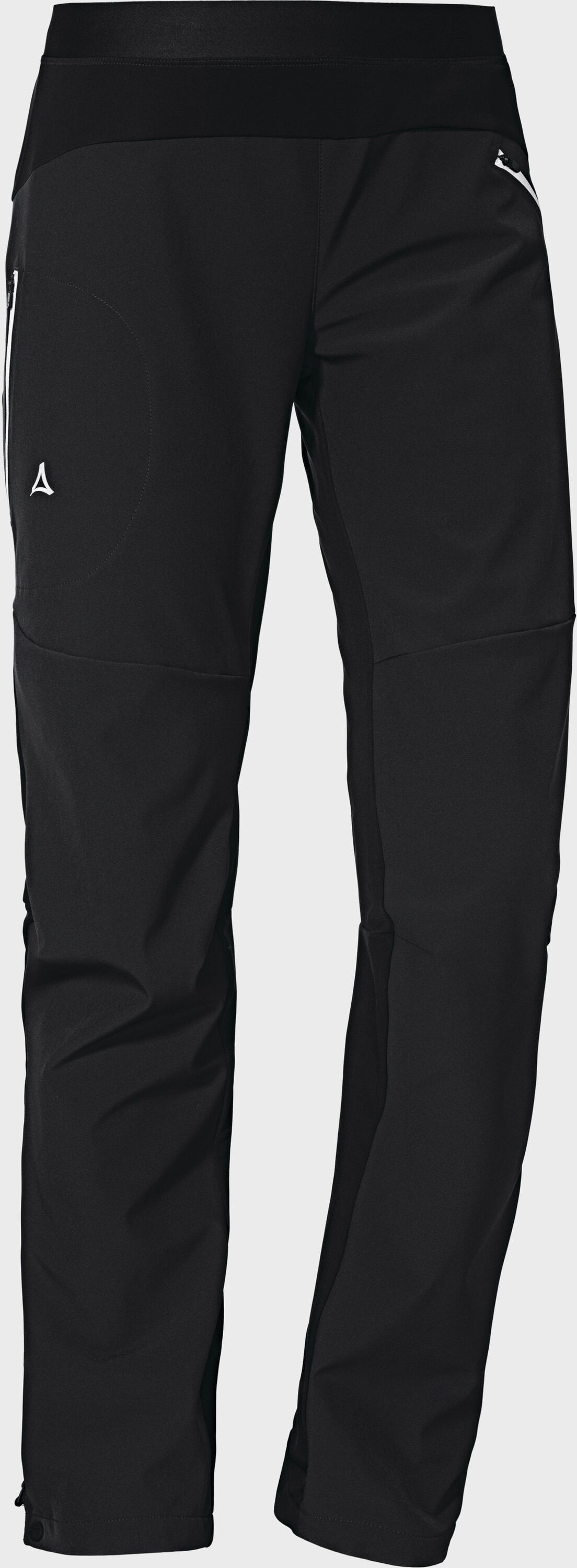Outdoorhose SCHÖFFEL "Softshell Pants Rinnen L", Damen, Gr. 36, Normalgrößen, schwarz (9990, schwarz), Oberstoff: 88%Nylon 12%Elasthan, Hosen Outdoorhose