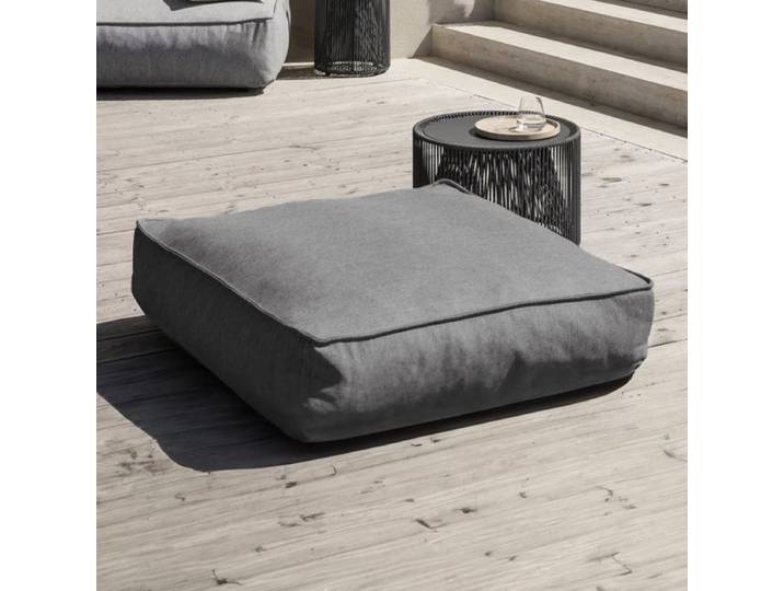 Blomus Grow Loungehocker Kunstfaser Dunkelgrau