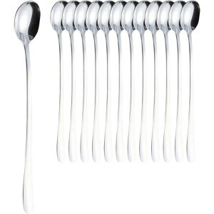 Esmeyer Latte-Macchiato-Löffel Sylvia 156-060, 20 cm, Edelstahl 18/0, silber poliert, 12 Stück