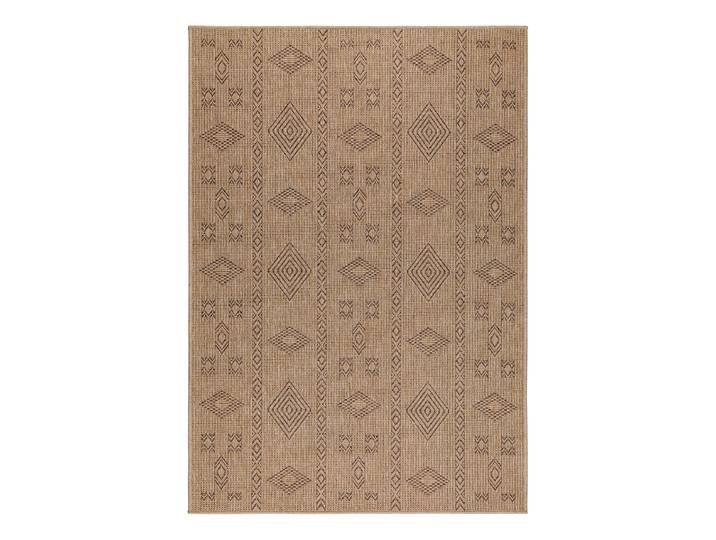 Outdoorteppich Dhaka Typ A Schwarz/Beige/Beige/Schwarz Polyester 140 x 200cm