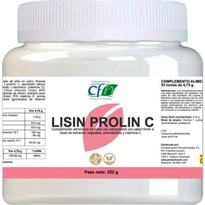 CFN L-lisina - Prolina - Vitamina C 225g 50 Sobres