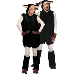 buttinette Schafkostüm unisex, schwarz