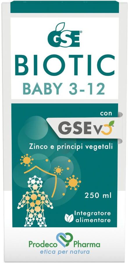 PRODECO PHARMA Srl GSE Biotic Baby 3-12 Integratore Difese Immunitarie 250ml