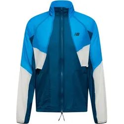 NEW BALANCE Mens Running Jacket Laufjacke Herren | Gr. M | blau - blau