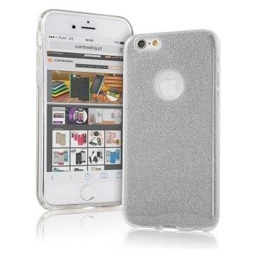 iLike iPhone X / iPhone XS Glitter 3 in 1 Back Case (Apple iPhone X, Apple iPhone XS) (IIPX/XSG3IN1BCSIL)