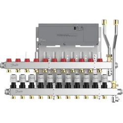 Danfoss Heizkreisverteiler Typ SGCi 11 HK u. Icon2 Hauptregler, TWA-A 230V