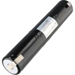 XCell Notleuchtenakku NiCd 3,6V 4500mAh L1x3 Mono D mit Lötfahnen, Akku Ladegerät