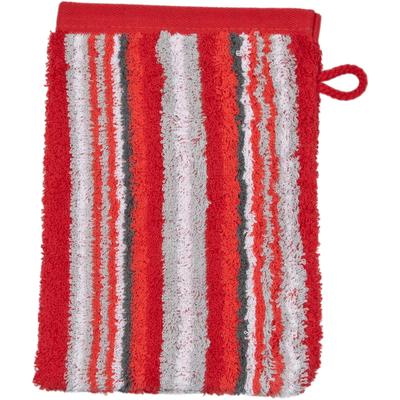 Waschhandschuh ROSS "Sinfonie", rot (kirsche), B:16cm L:22cm, Frottier, Handtücher, 100 % Baumwolle