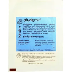Aluderm Kinder Kompressen 6x6cm 1 ST