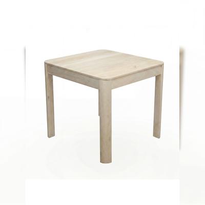 Esstisch CHARENTE Mango Massivholz handgefertigt 80 x 80 x 76 cm Weiß-Mango | Kadima Design