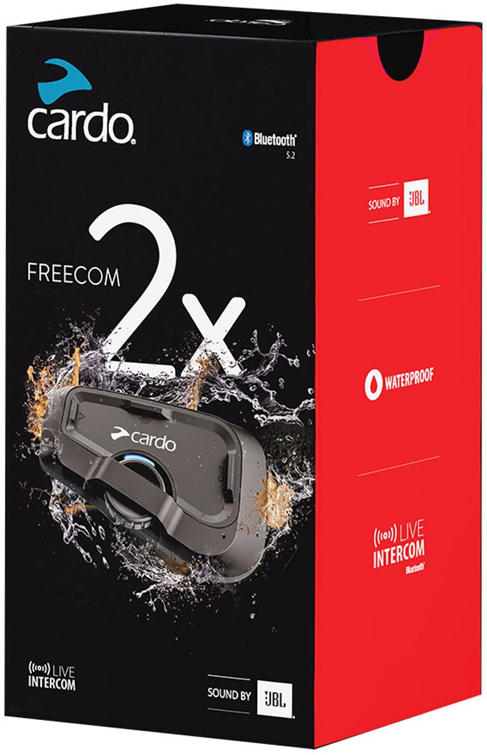 Cardo Freecom 2x Kommunikationssystem Einzelset 671056-00-1-Stck