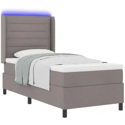 vidaXL, Boxspringbett, Alexandria (Linien-Design) (90 x 190 cm)