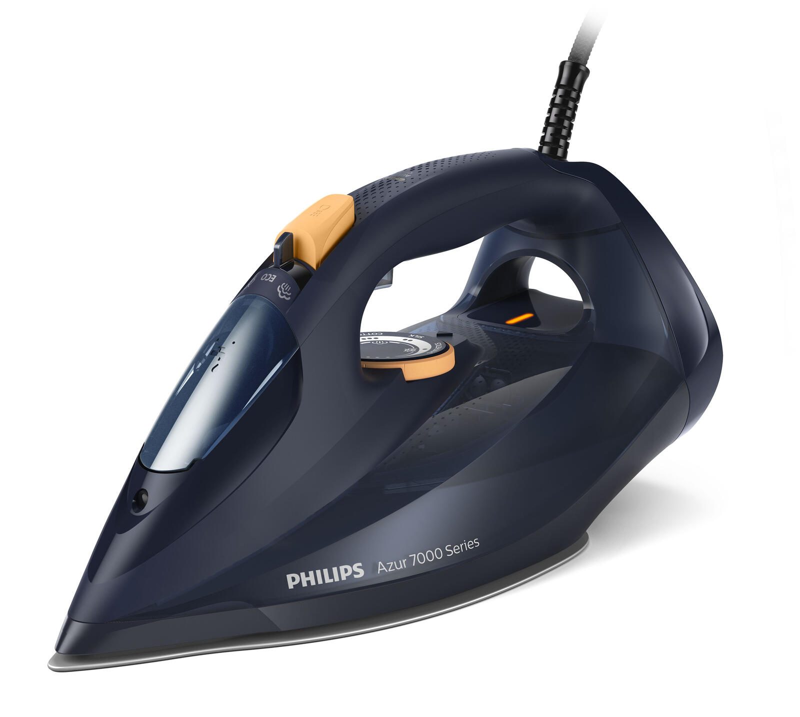 Philips Azur 7000 Series DST7060 - Dampfbügeleisen, dunkelblau/gelb DST7060/20