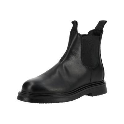 Stiefelette PAVEMENT "Pavement Stiefelette Leder/Textil", Damen, Gr. 38, Leder, schwarz, Leder, Textil, Schuhe Stiefelette