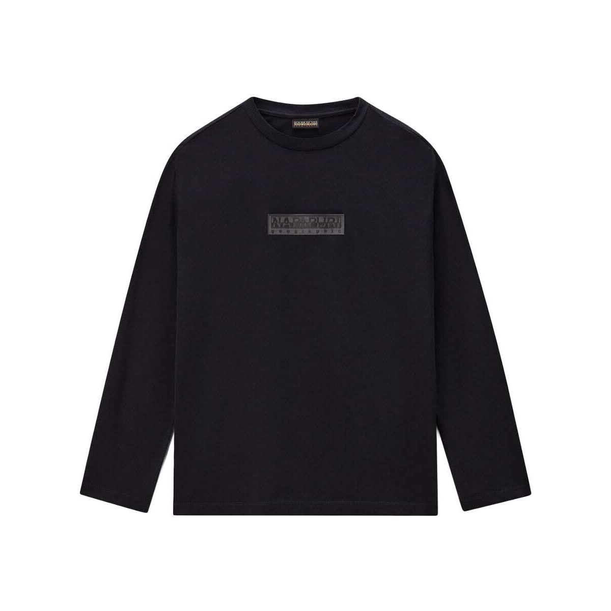 Napapijri K S-new Box Logo LS black beauty (941) 10 NP0A8B3N9411004