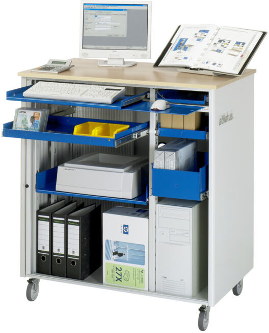 Poste informatique mobile Rau 26LxPxH 1030x660x1100mm (07-2650.11)