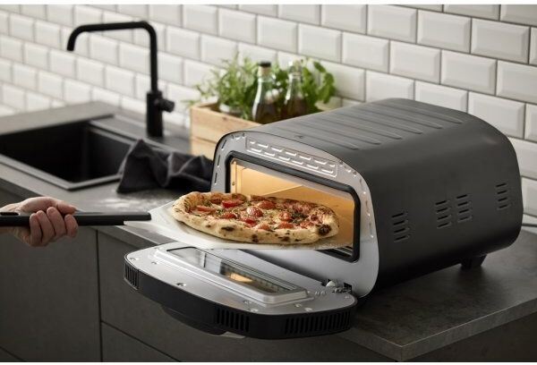 Nordic Sense Elektrisk Pizzaovn, 1700w, Sort