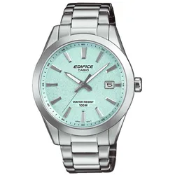 Casio EFV-160D-2BVEF Edifice Herren-Armbanduhr Quarz Edelstahl Hellblau