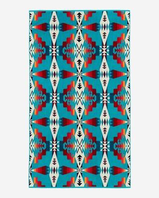 Pendleton Tucson Turquoise Spa Towel - bath