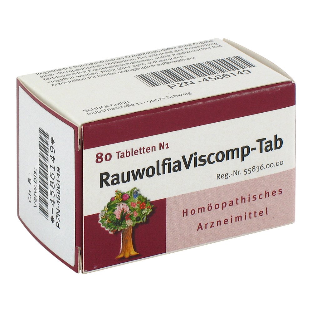 SCHUCK GmbH Arzneimittelfabrik Rauwolfiaviscomp Tab Tabletten 04586149