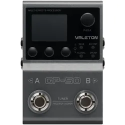 Valeton GP-50 (Gitarre), Effektpedal, Schwarz, Grau