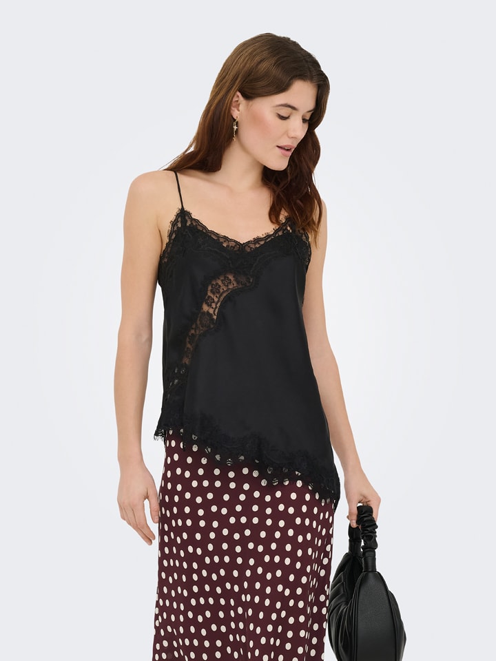 JDY Blusentop "Fifi" in Schwarz - XL