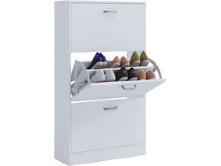 VCM Armoire à chaussures Sipos (blanc, L)