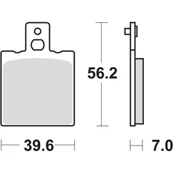 TRW Bremsbelag MCB 75