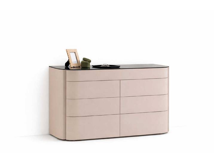 JVmoebel Schubkastenkommode Designer Kommode Beige Holz mit Aufbewahrung für Schlafzimmer, Made in Europa