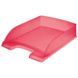 LEITZ 52270026 - Briefkorb A4 Standard Plus, rot frost