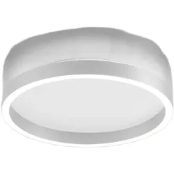 Gea Luce AELA P/P LED-Deckenleuchte 36 W Doppelabstrahlung 1800–1900 lm 3000 K/4000 K Satiniertes Aluminium Weiß Dimmbar Phasenanschnitt - Gealuce