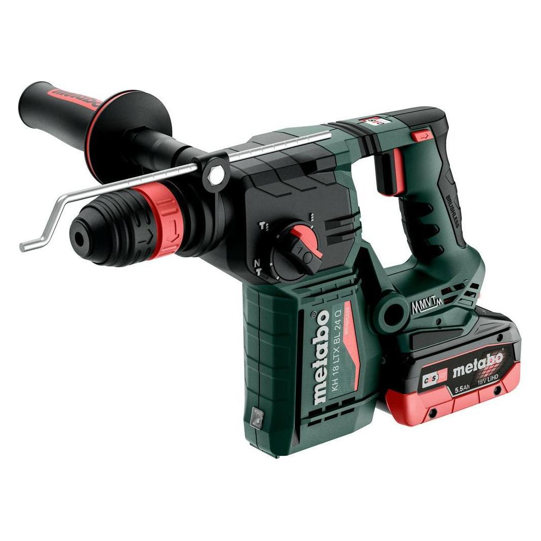 Metabo MŁOT KH 18 LTX BL 24 Q 2x4,0Ah LiHD METABOX +BSA 12-18 LED 2000 (Schlagbohrmaschine) (37836675)
