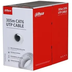 Dahua CABLE CAT6 UTP 305M CCA WHITE/PFM922I-6UN-C-WHITE (U/UTP, CAT6, 305 m), Netzwerkkabel