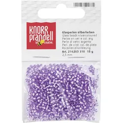 5x Knorr Prandell Rocailles 2,5 mm orchidee VE=15g