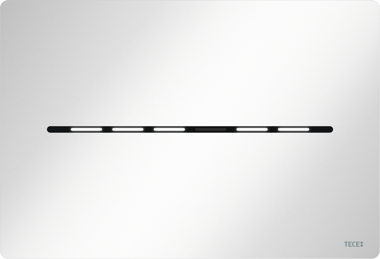 TECE TECEsolid WC electronics 9820480 sans contact, batterie 6 V, couvercle blanc brillant