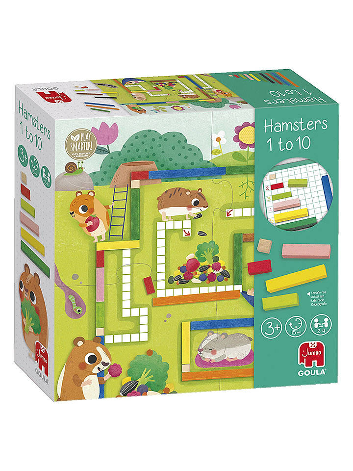 Jumbo Kinderspiel "Hamster 1-10" - ab 3 Jahren - onesize